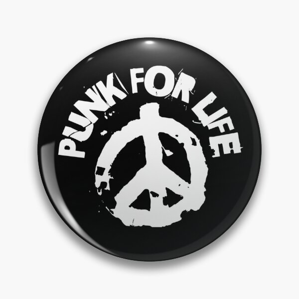 Item preview, Punk For Life Peace Sign designed and sold by PunkGrandad.