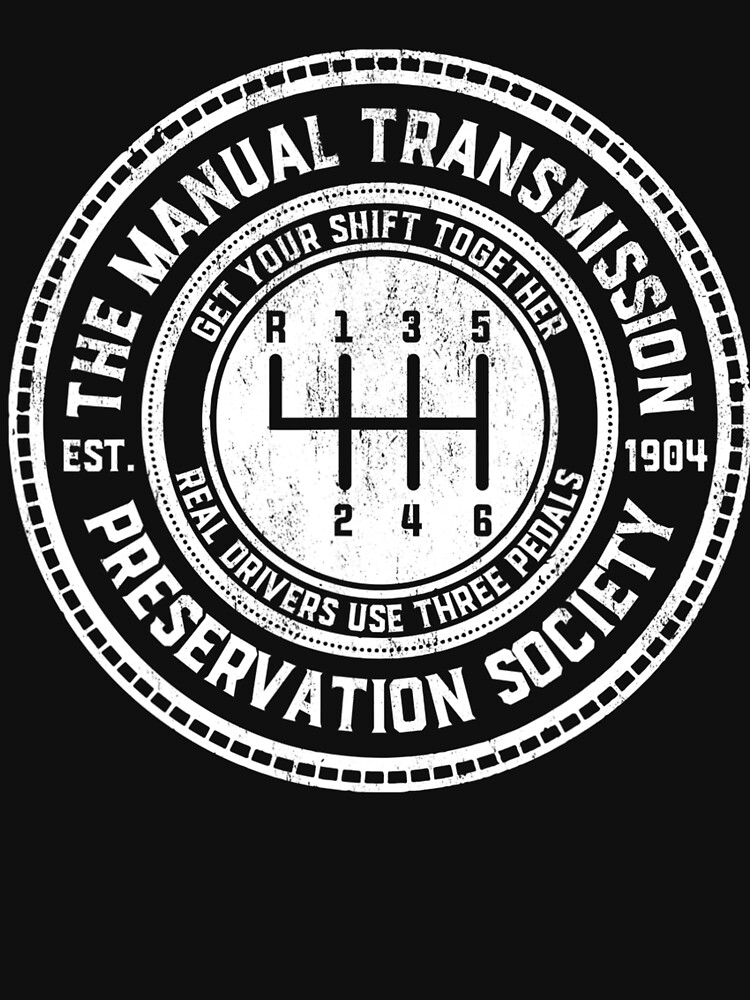"The Manual Transmission Preservation Society" Essential TShirt for