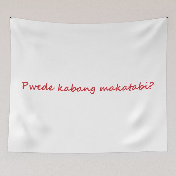 Item preview, " Pwede kabang makatabi? " in tagalog means " Can we be next to each other? " in English designed and sold by PabloBSanchez.