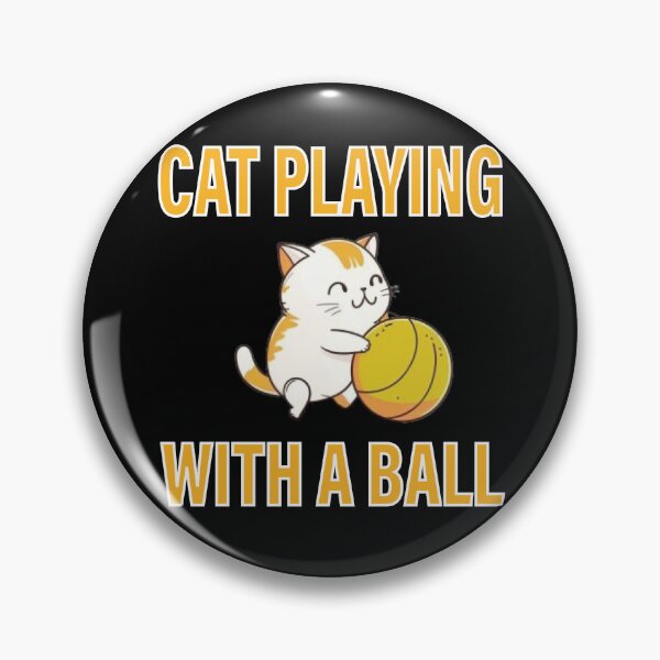 Item preview, cat playing with a ball of string designed and sold by Beauti-artist.