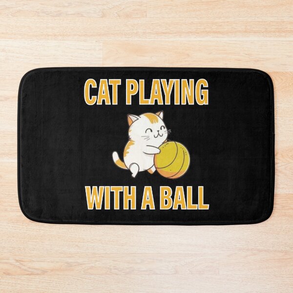 Item preview, cat playing with a ball of string designed and sold by Beauti-artist.