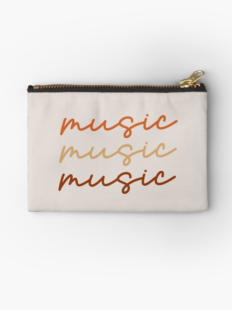 Thumbnail 1 of 4, Zipper Pouch, Three Music designed and sold by newmariaph.