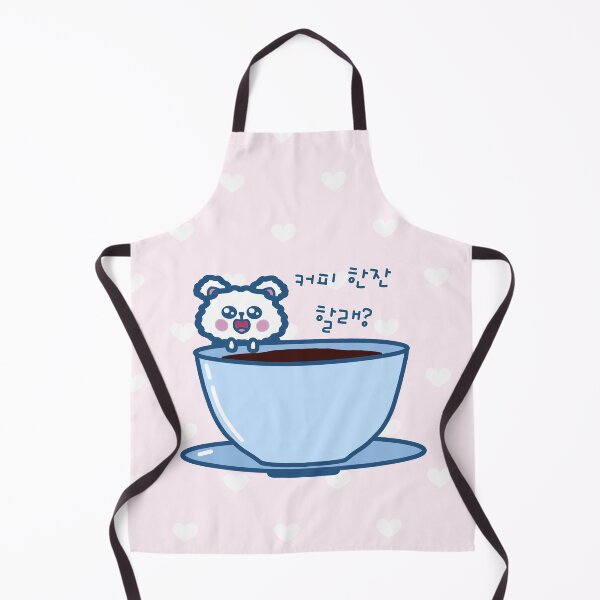 Item preview, A cute bear asking, Would you like a cup of coffee? in Korean designed and sold by Kimchi-style-.