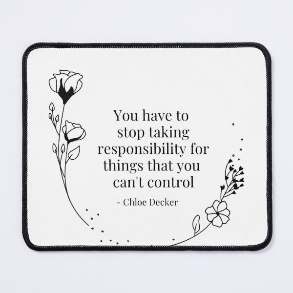 Item preview, Flowers Chloe Decker Quote designed and sold by mlodiljoni.