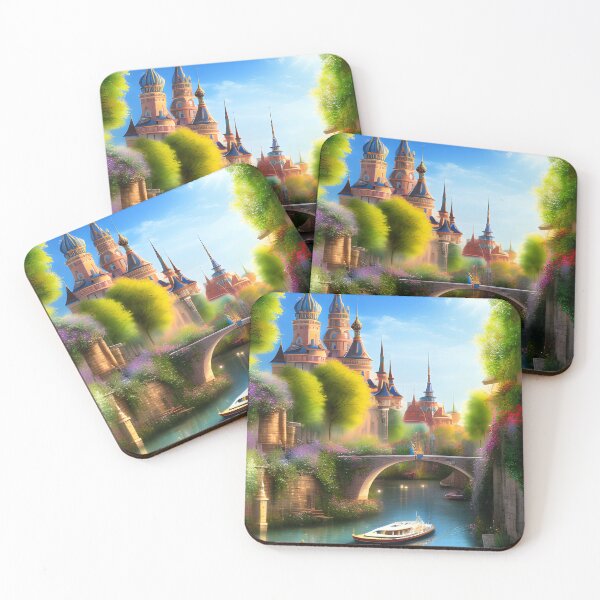 Item preview, River boats and canals designed and sold by dykerphotoart.