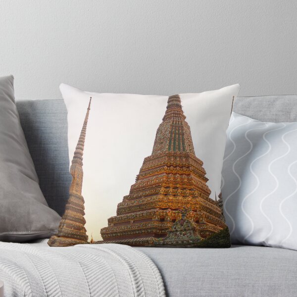 Item preview, Second entrance view to Phra Chedi Rai with two guardians designed and sold by kall3bu.