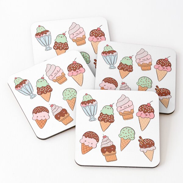 Item preview, Cute ice cream pattern  designed and sold by Yarafantasyart.