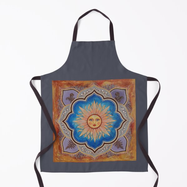 Item preview, Mandala with sun and botanical elements designed and sold by Hennagirl.