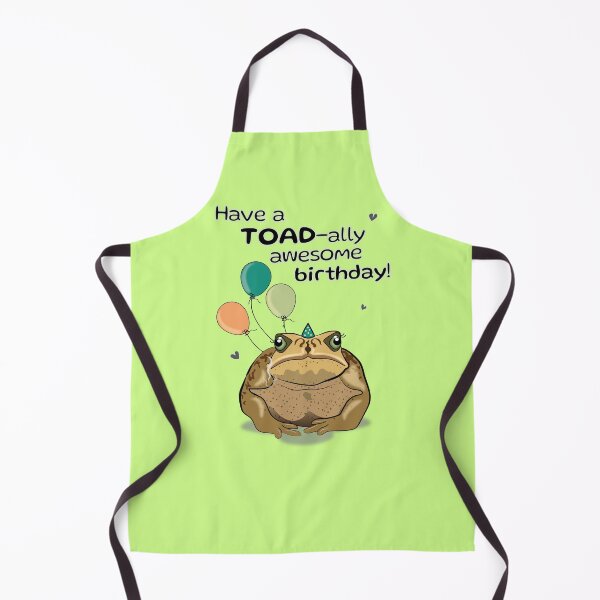 Item preview, Have a TOAD-ally awesome birthday! funny pun joke with a frog designed and sold by HajnalkArt.