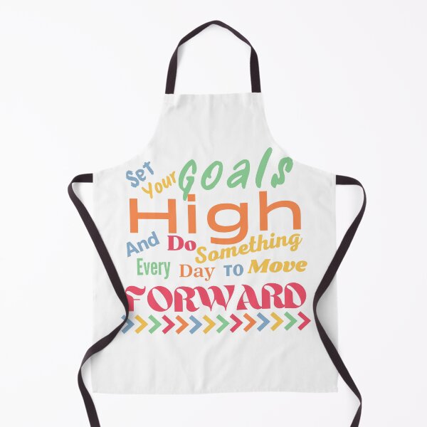 Item preview, Set your goals high and do something every day to move forward designed and sold by FlutterByH.