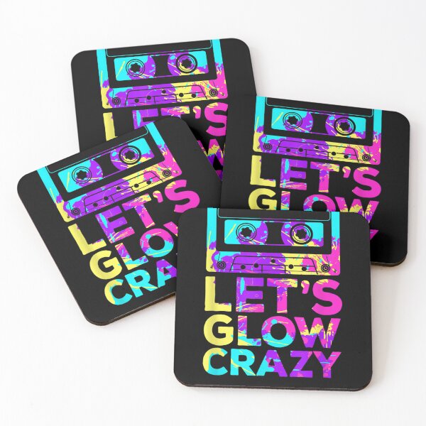 Item preview, Lets Glow Crazy Retro 80's Party Cassette Tape  designed and sold by guyebeder.