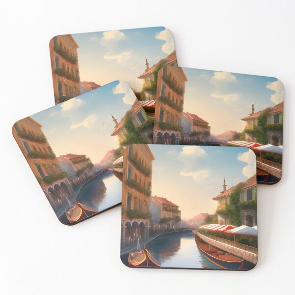 Item preview, River boats and canals designed and sold by dykerphotoart.