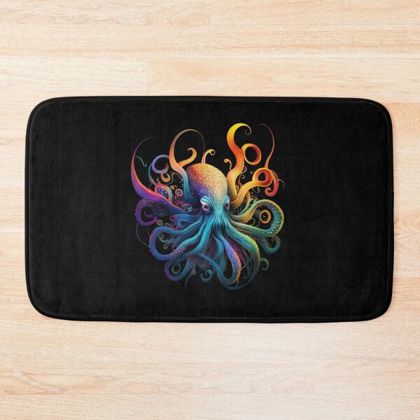 Item preview, Psychedelic Surreal octopus dj, alien squid scifi design, tentacles monster designed and sold by IceBreakerStd.