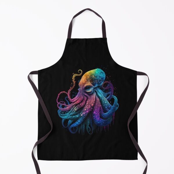 Item preview, Psychedelic Surreal octopus dj, alien squid scifi design, tentacles monster designed and sold by IceBreakerStd.