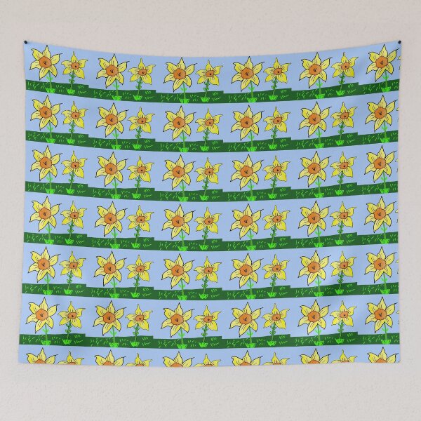 Item preview, Garden of daffodils designed and sold by ArtistRebeccaLS.