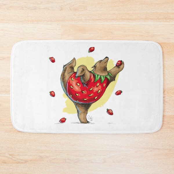Item preview, Strawberry Bear - Strawbeary Drawing designed and sold by ArtByPMW.
