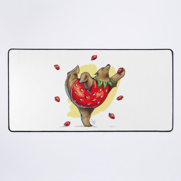 Item preview, Strawberry Bear - Strawbeary Drawing designed and sold by ArtByPMW.