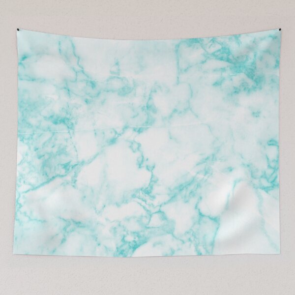 Item preview, White and Teal Marble designed and sold by amini54.