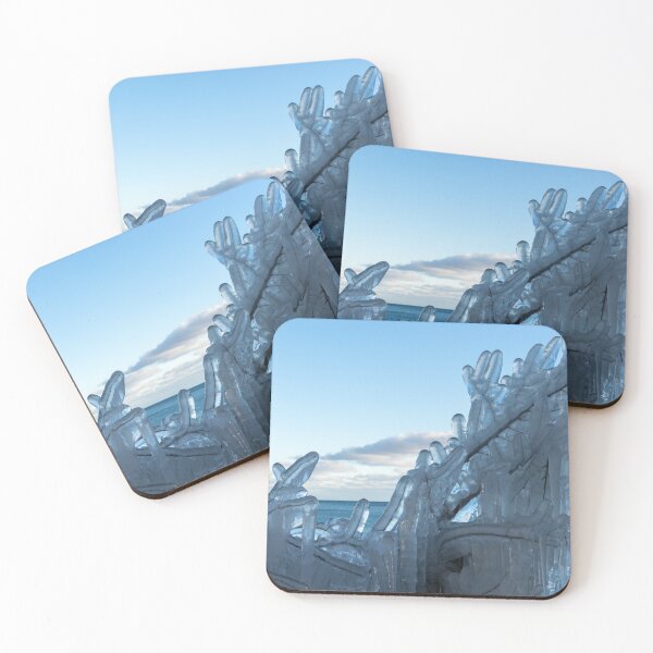 Item preview, Lakeside Ice Sculptures Perfect for Nature Lovers designed and sold by Georgia Mizuleva.