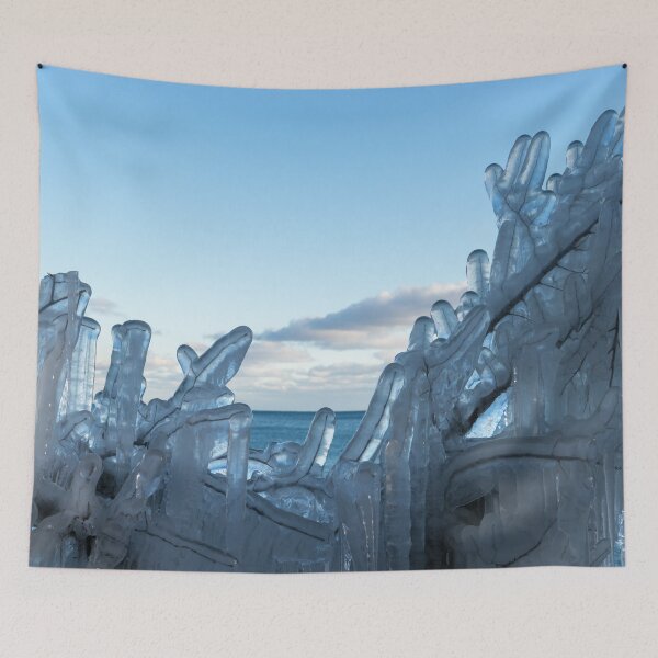 Item preview, Lakeside Ice Sculptures Perfect for Nature Lovers designed and sold by Georgia Mizuleva.