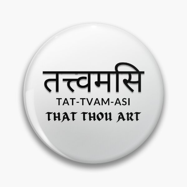 Item preview, Sanskrit Quote - तत्त्वमसि | Tat-tvam-asi | That thou art - in Black designed and sold by simpleones.