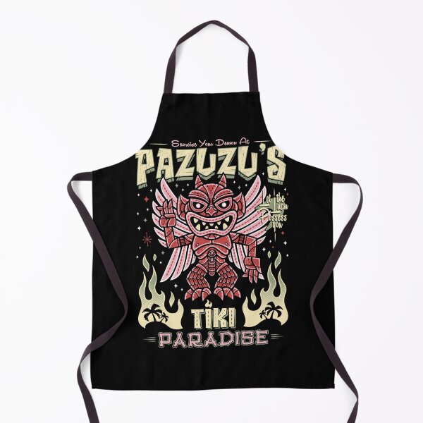 Item preview, Pazuzu Tiki Bar - Creepy Cute Exorcist Demon - Hawaii Island Vacation designed and sold by Nemons.