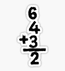 6 4 3 2 Double Play Sticker & T-Shirt - Gift For Baseball Fan Sticker