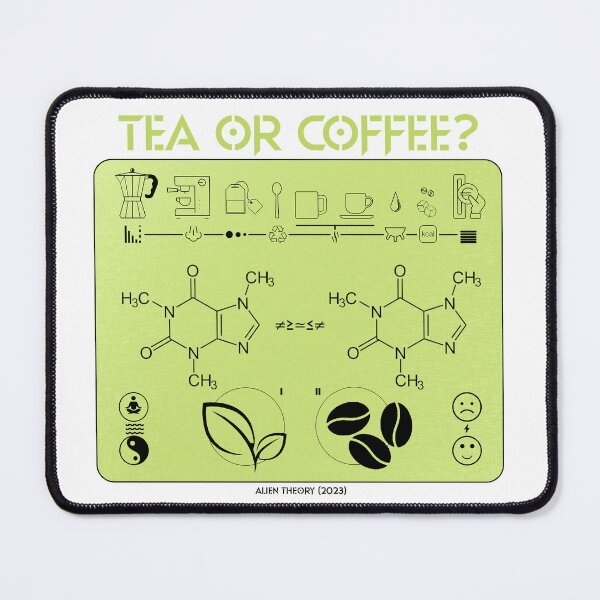 Item preview, Tea or Coffee, the Alien Theory's Ultimate Message. designed and sold by Alien-Theory.