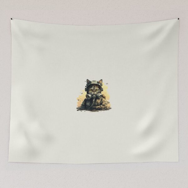 Item preview, Apocalyptic Pilot Cat designed and sold by NxtGenArt.