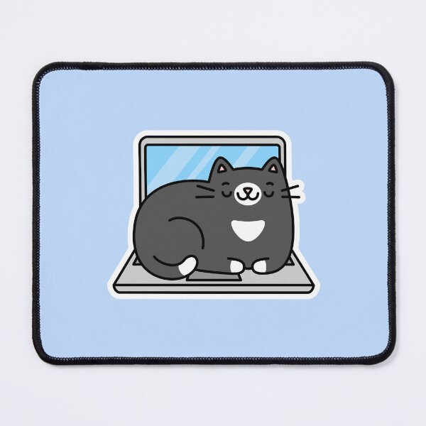 Item preview, Qwerty Cat Sticker designed and sold by Cat Stickers.