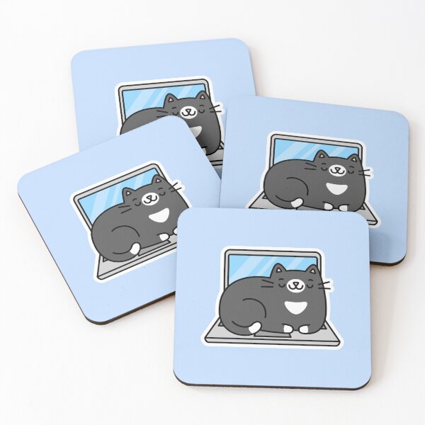 Item preview, Qwerty Cat Sticker designed and sold by Cat Stickers.