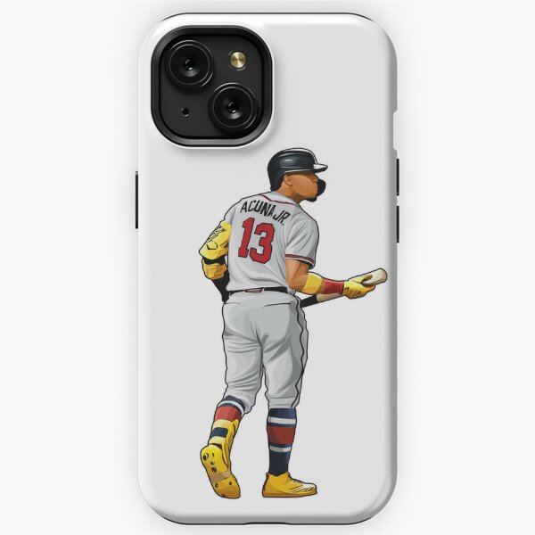 Ronald Acuna Jr. #13 Atlanta Skyline Phone Case Sticker for Sale