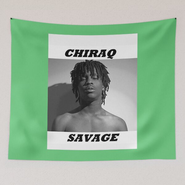 Item preview, CHIRAQ SAVAGE Baseball ¾ Sleeve T-Shirt designed and sold by Janensidine.