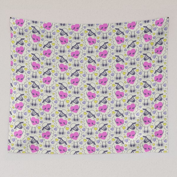 Item preview, 2396 - cute Valentine's sheep with heart designed and sold by RouCouCou.