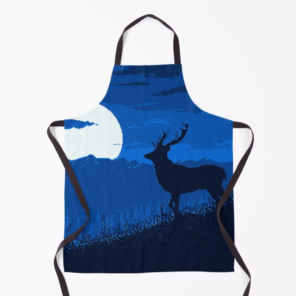 Item preview, "The Lone Deer" - pixel art designed and sold by Retroperks.