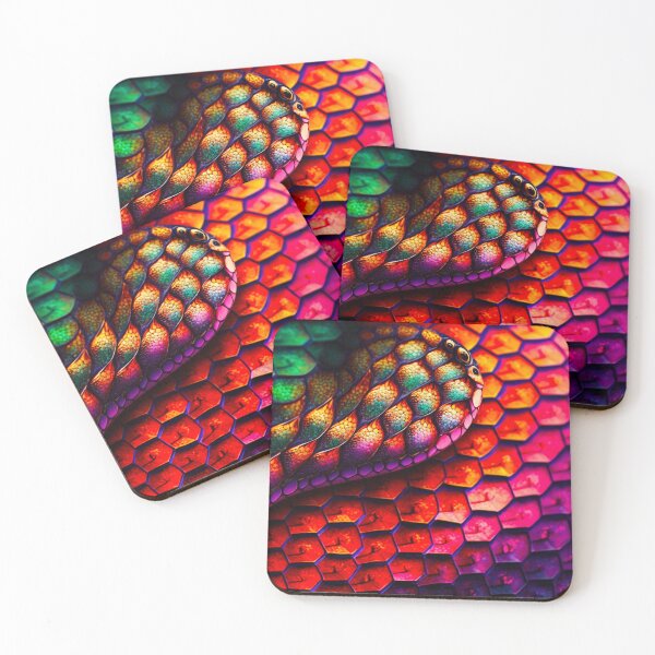 Item preview, snakeskin under acid flashy pattern 5 designed and sold by popurbanart.
