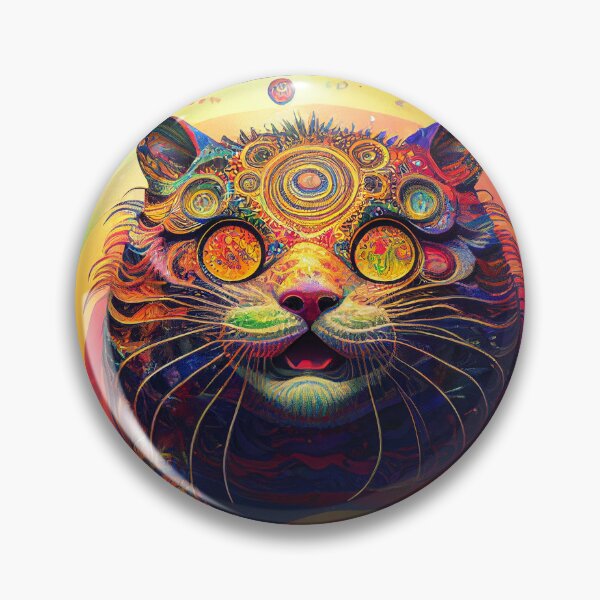Item preview, Psychedelic Portal Cat designed and sold by PsychedelicHQ.