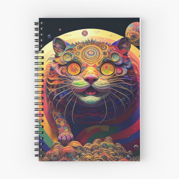 Item preview, Psychedelic Portal Cat designed and sold by PsychedelicHQ.