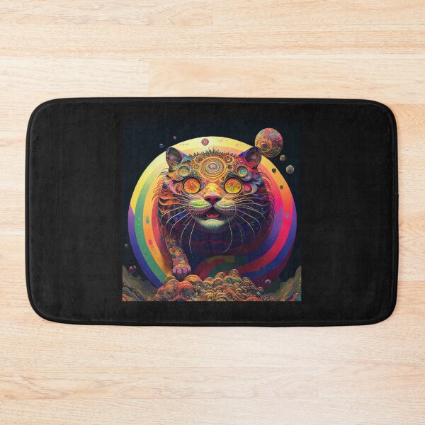 Item preview, Psychedelic Portal Cat designed and sold by PsychedelicHQ.