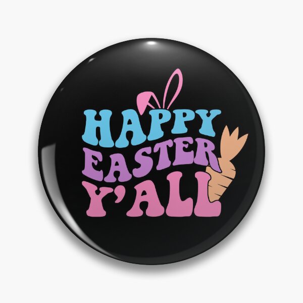 Item preview,  HAPPY EASTER YALL - cute easter wishes designed and sold by KatisDesign.