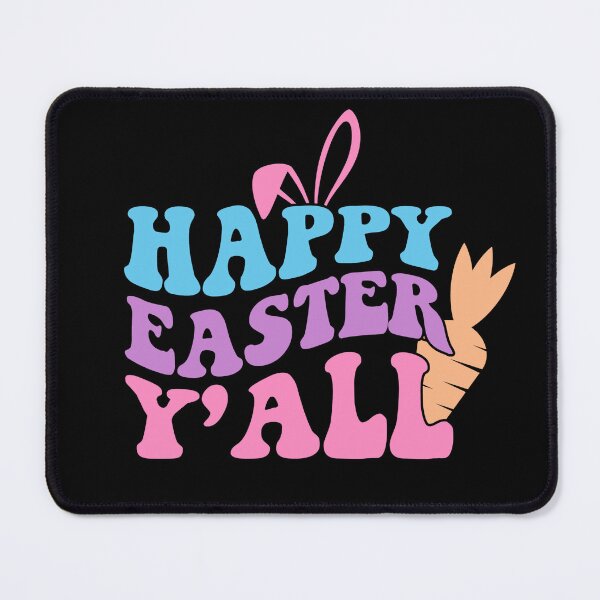 Item preview, HAPPY EASTER YALL - cute easter wishes designed and sold by KatisDesign.