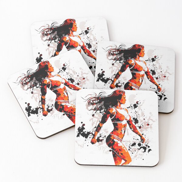 Item preview, fitness woman designed and sold by warzin.