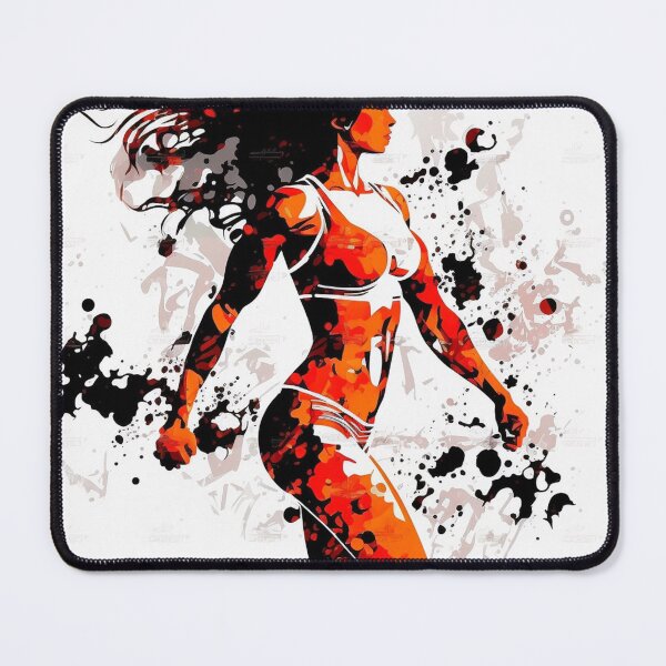 Item preview, fitness woman designed and sold by warzin.
