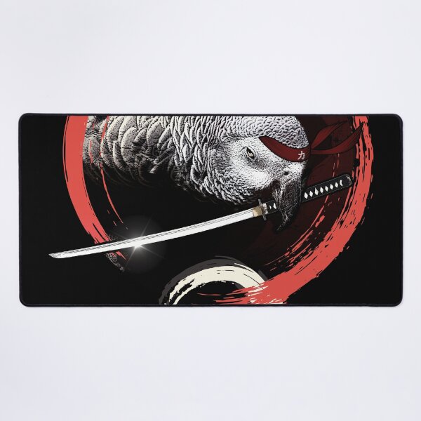 Item preview, Samurai Ninja African Grey Parrot Warrior designed and sold by Alienphysique.