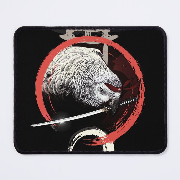 Item preview, Samurai Ninja African Grey Parrot Warrior designed and sold by Alienphysique.