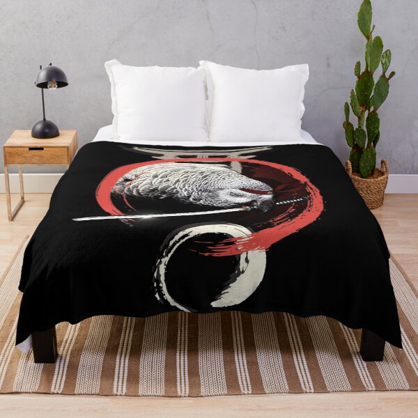 Item preview, Samurai Ninja African Grey Parrot Warrior designed and sold by Alienphysique.