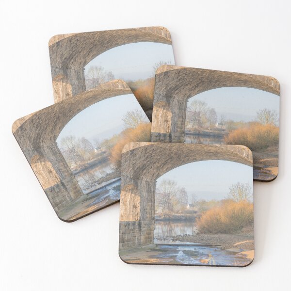 Item preview, Frosty winter scene at Alston Arches, Haltwhistle, Northumberland, UK designed and sold by HAPhotography.