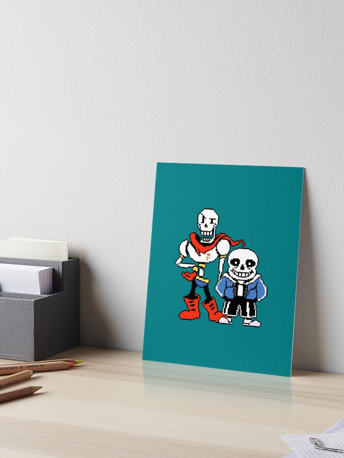 Sans Undertale Art Board Prints for Sale