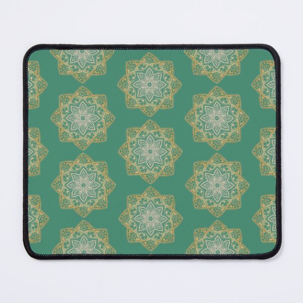 Item preview, Mandala with elements of flowers and leaves designed and sold by Hennagirl.