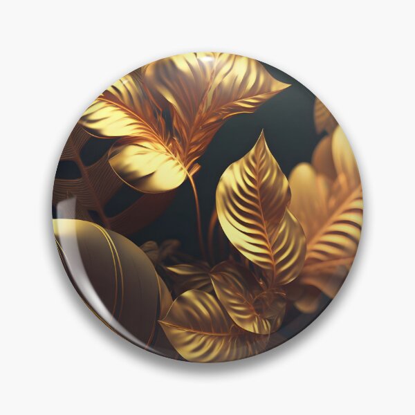 Item preview, Vintage golden leaves designed and sold by purgarama.